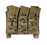 Triple Rifle Magazine Plate Carrier Front Flap Placard